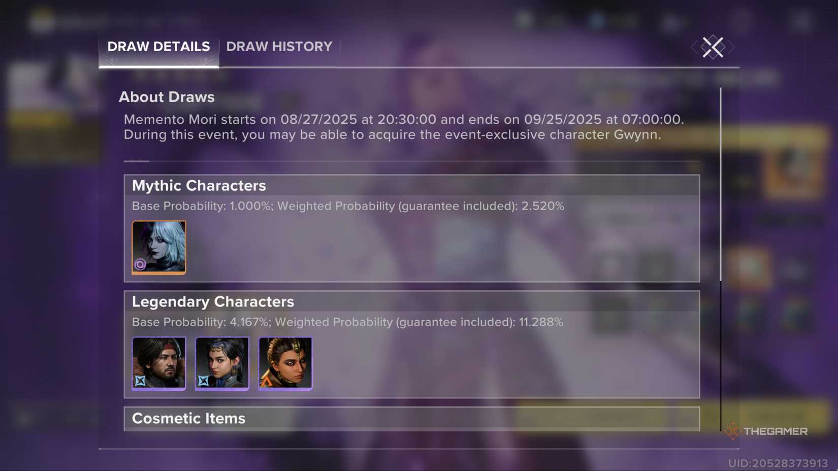 Ποσοστό πτώσης Destiny Rising