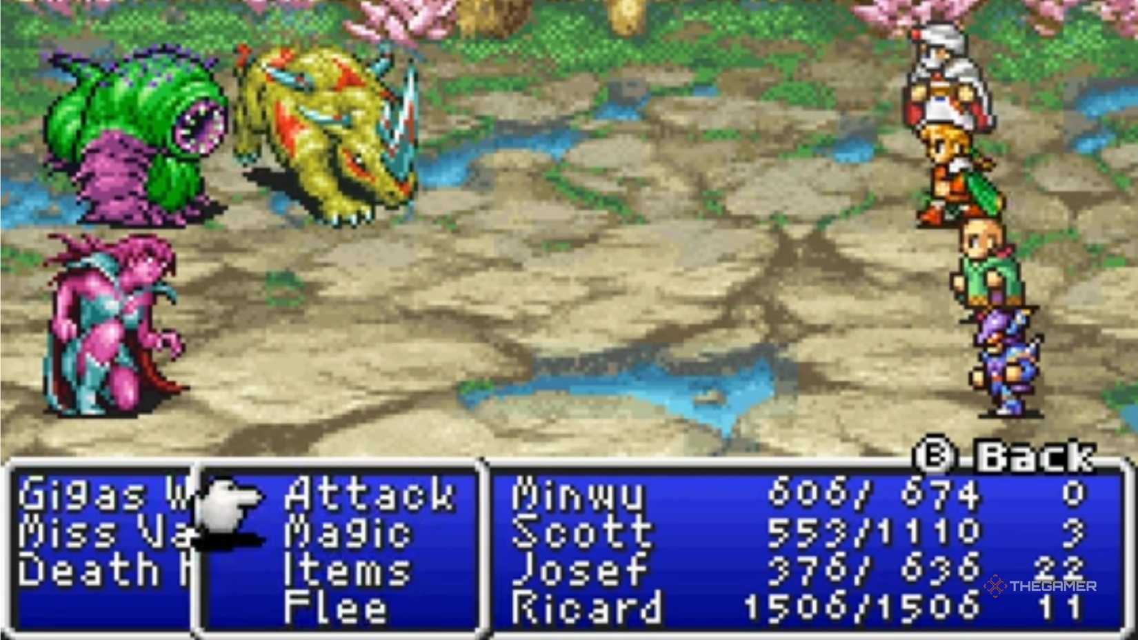 Μια μάχη από την ψυχή της αναγέννησης του Final Fantasy 2.