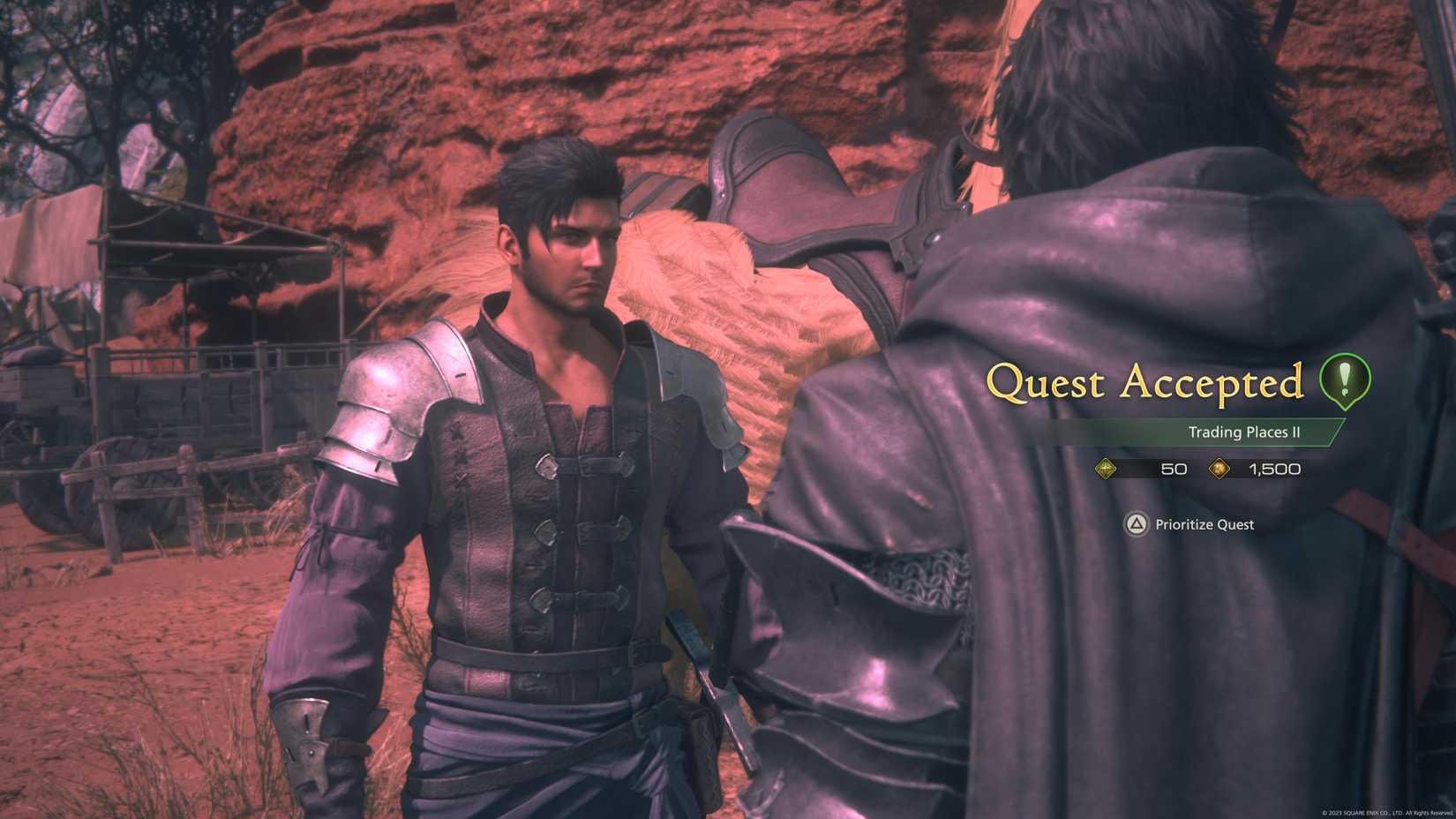 Αποδοχή μιας αναζήτησης από τον Theodore στο Final Fantasy 16/